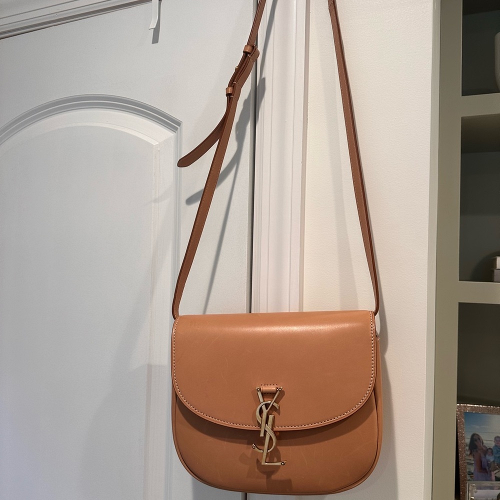 Saint Laurent KAIA MEDIUM SATCHEL IN SMOOTH LEATHER